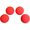 3 inch High Density Ultra Soft Sponge Ball (RED) Pack of 4 from Magic by Gosh