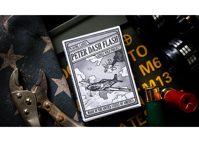 Peter Dash Flash - P51 Mustang Playing Cards by Kings Wild Project Inc.