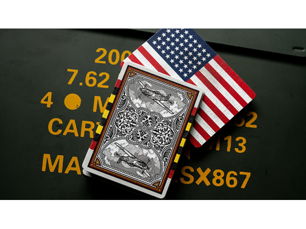 Peter Dash Flash - P51 Mustang Playing Cards by Kings Wild Project Inc.