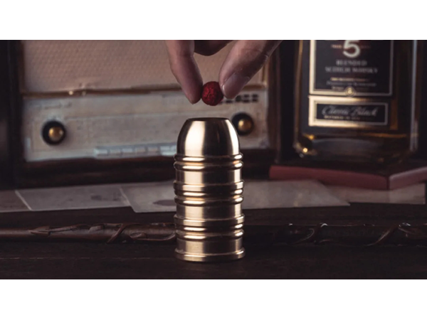 Mini Cups and Balls (Brass) by Secret Factory
