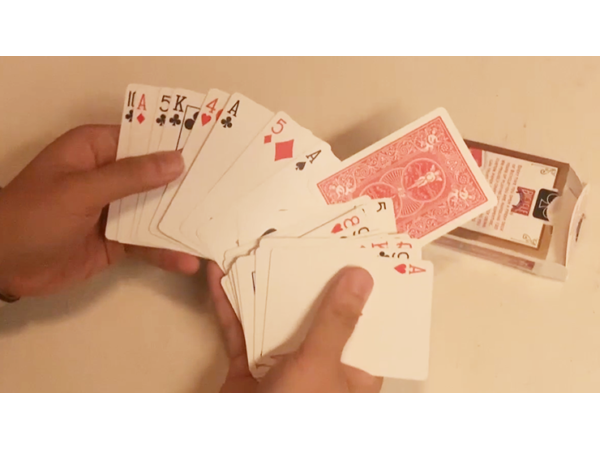 In the Visible Deck RED (Gimmicks and Online Instruction by Victory Hwan- Trick