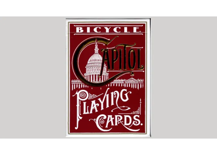 Bicycle Capitol (RED) Playing Cards by US Playing Card