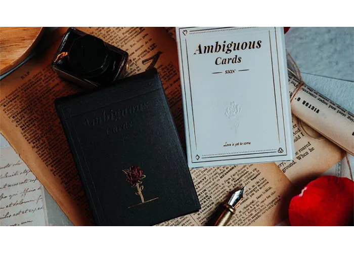 Ambiguous (Black) Playing Cards
