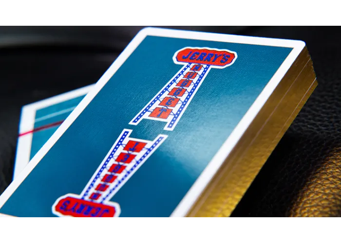 Gilded Vintage Feel Jerry's Nuggets (Aqua) Playing Cards
