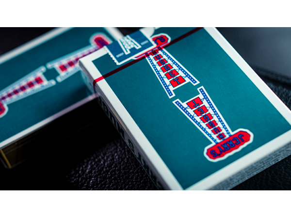 Gilded Vintage Feel Jerry's Nuggets (Aqua) Playing Cards