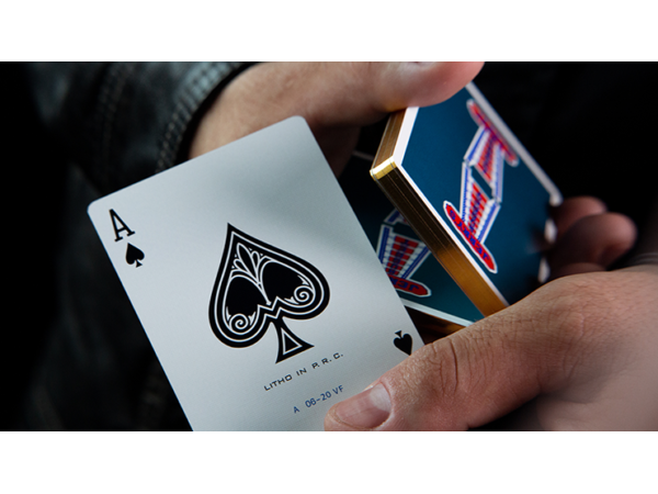 Gilded Vintage Feel Jerry's Nuggets (Aqua) Playing Cards