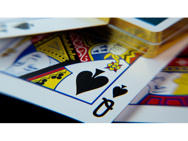 Gilded Vintage Feel Jerry's Nuggets (Aqua) Playing Cards