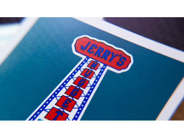 Gilded Vintage Feel Jerry's Nuggets (Aqua) Playing Cards