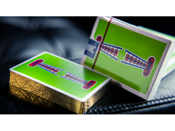 Gilded Vintage Feel Jerry's Nuggets (Green) Playing Cards