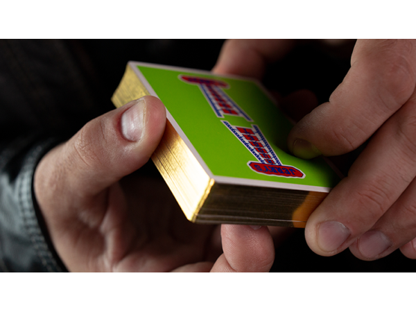 Gilded Vintage Feel Jerry's Nuggets (Green) Playing Cards