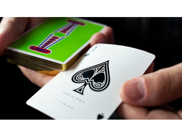 Gilded Vintage Feel Jerry's Nuggets (Green) Playing Cards