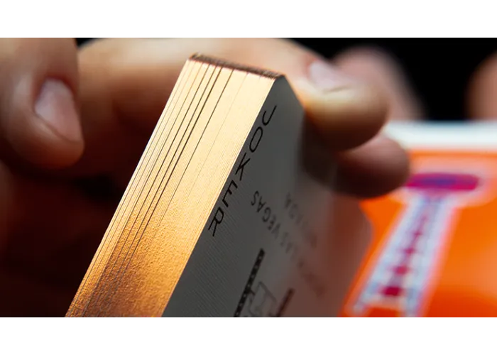 Gilded Vintage Feel Jerry's Nuggets (Orange) Playing Cards