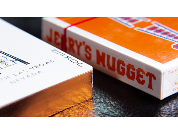 Gilded Vintage Feel Jerry's Nuggets (Orange) Playing Cards