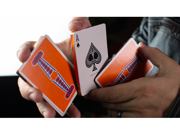 Gilded Vintage Feel Jerry's Nuggets (Orange) Playing Cards