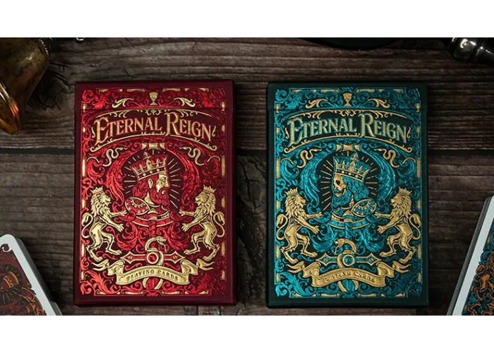 Eternal Reign (Ruby Empire) Playing Cards by Riffle Shuffle