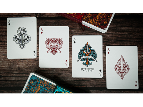 Eternal Reign (Ruby Empire) Playing Cards by Riffle Shuffle