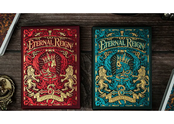 Eternal Reign (Sapphire Kingdom) Playing Cards by Riffle Shuffle