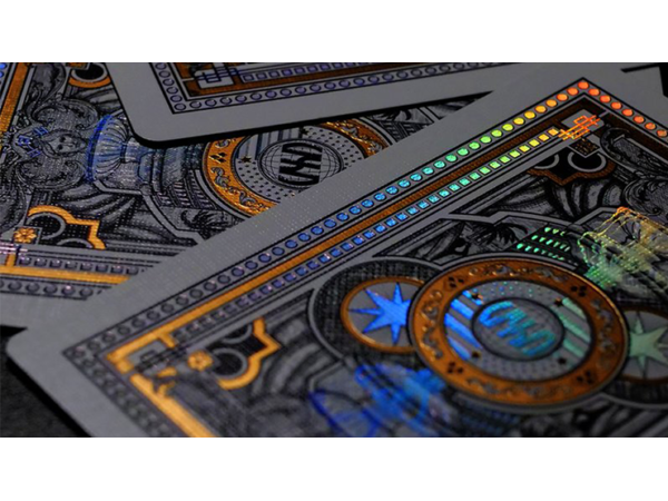 Vegas Diffractor Gold (Metal) Playing Cards