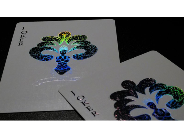 Vegas Diffractor Gold (Metal) Playing Cards