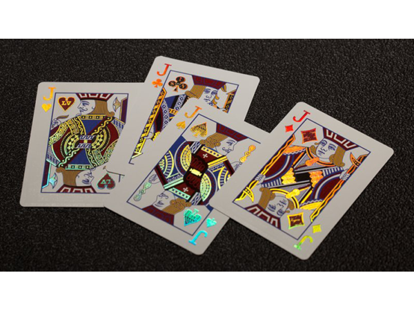 Vegas Diffractor Ultraviolet (Metal) Playing Cards