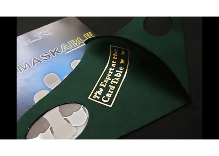 ReMASKable Expert at the Card Table (gold) by Agus Tjiu & Adrian Martinus