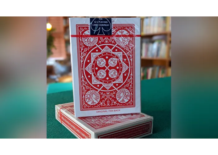 Experts Thin Crushed Tally Ho Fan Back (Red) Playing Cards