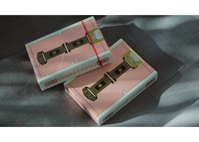 Gemini Casino Pink Playing Cards by Gemini