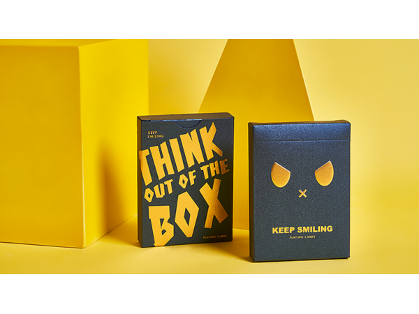 Keep Smiling Blue V2 Playing Cards by Bocopo