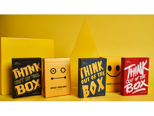 Keep Smiling Blue V2 Playing Cards by Bocopo