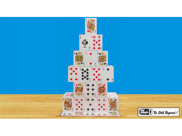 RISING CARD CASTLE by Mr. Magic - Trick