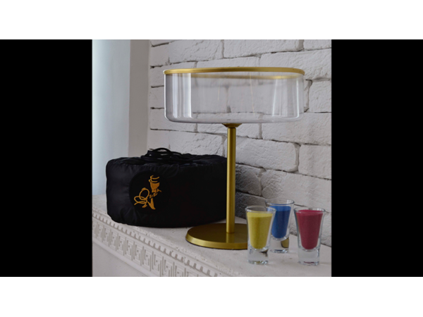 Compact Vase GOLD by Victor Voitko (Gimmick and Online Instructions)
