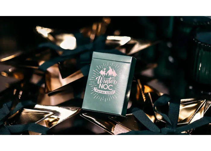Winter NOC Survival Green (Metallic Green Numbered Seal) Playing Cards