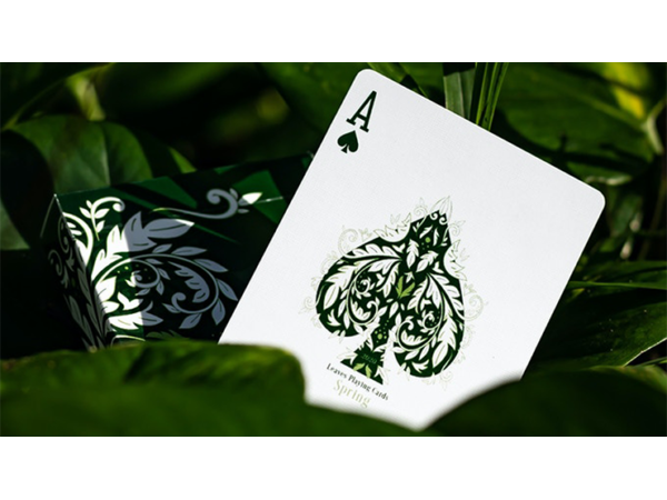 Leaves Collector's (White) Playing Cards by Card House Company