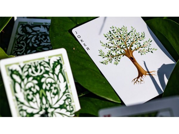 Leaves Collector's (White) Playing Cards by Card House Company