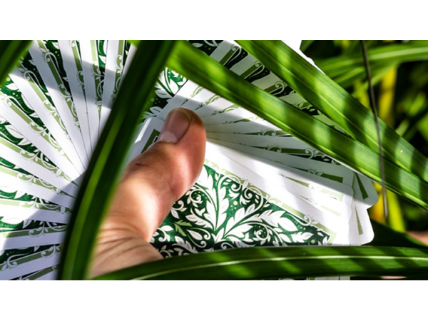 Leaves Collector's (White) Playing Cards by Card House Company