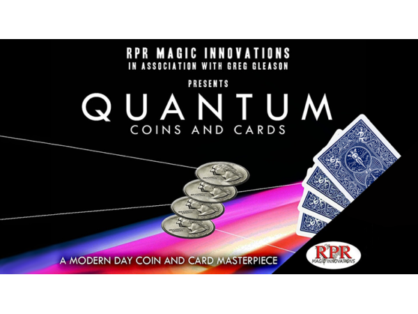 Quantum Coins (UK 10 Pence Red Card) Gimmicks and Online Instructions by Greg Gleason and RPR Magic Innovations