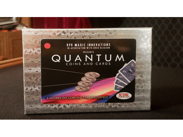 Quantum Coins (UK 10 Pence Blue Card) Gimmicks and Online Instructions by Greg Gleason and RPR Magic Innovations