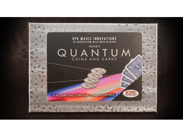 Quantum Coins (UK 10 Pence Blue Card) Gimmicks and Online Instructions by Greg Gleason and RPR Magic Innovations