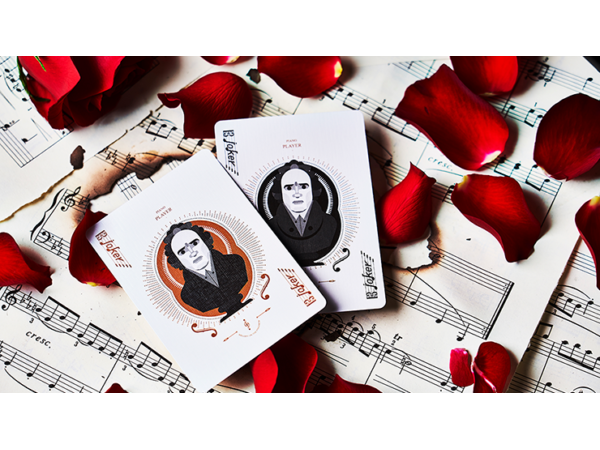 Piano Player Two-Key Edition Playing Cards by Bocopo