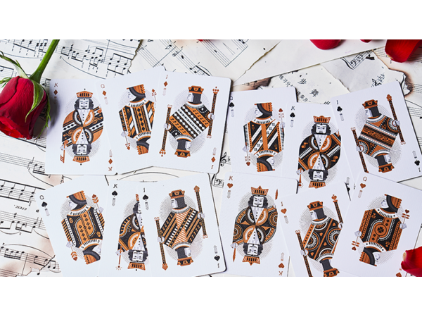 Piano Player Two-Key Edition Playing Cards by Bocopo
