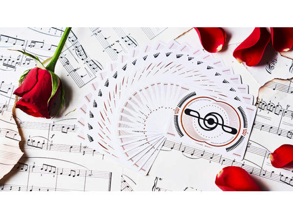 Piano Player Two-Key Edition Playing Cards by Bocopo