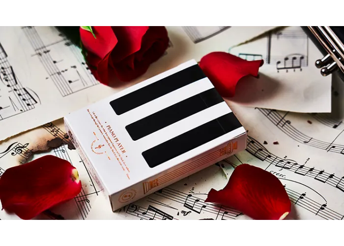 Piano Player Three-Key Edition Playing Cards by Bocopo