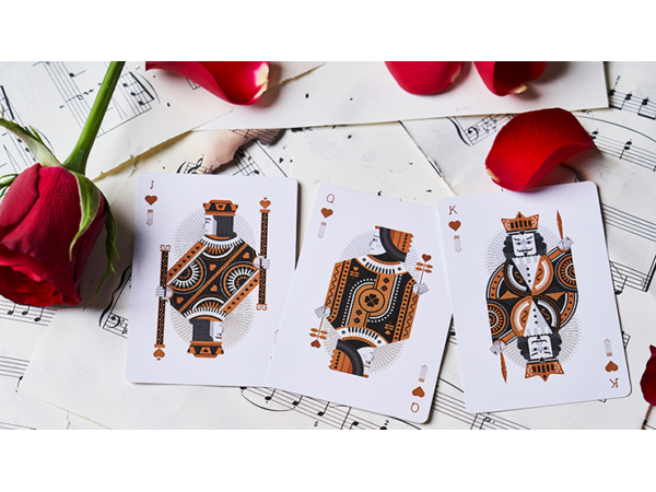 Piano Player Three-Key Edition Playing Cards by Bocopo