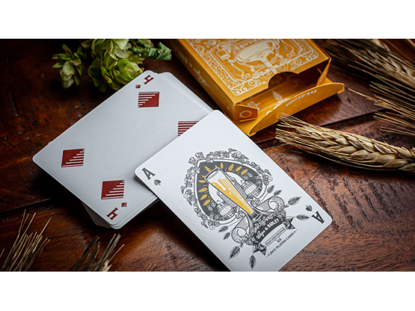 Hops & Barley (Pale Gold Pilsner) Playing Cards by JOCU Playing Cards
