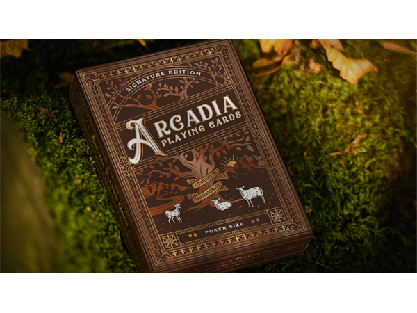 The Arcadia Signature Edition (Brown) Playing Cards by Arcadia Playing Cards