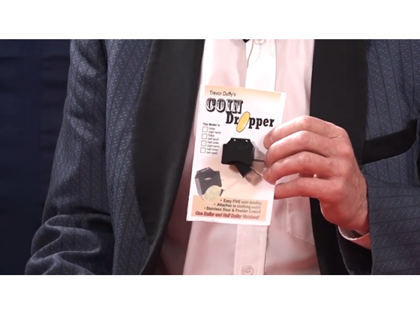 Trevor Duffy's Coin Dropper LEFT HANDED (Half Dollar) by Trevor Duffy