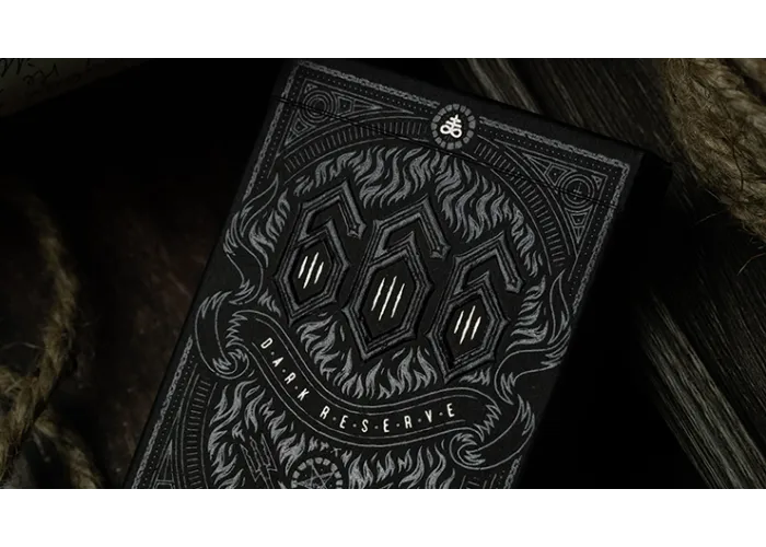 666 Dark Reserves (Silver Foil) Playing Cards