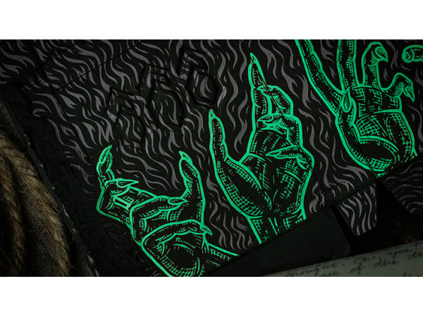 666 Green Playing Cards by Riffle Shuffle