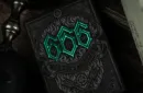 666 Green Playing Cards by Riffle Shuffle – Image 1