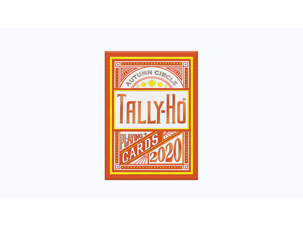 Tally-Ho Autumn Circle Back Playing Cards
